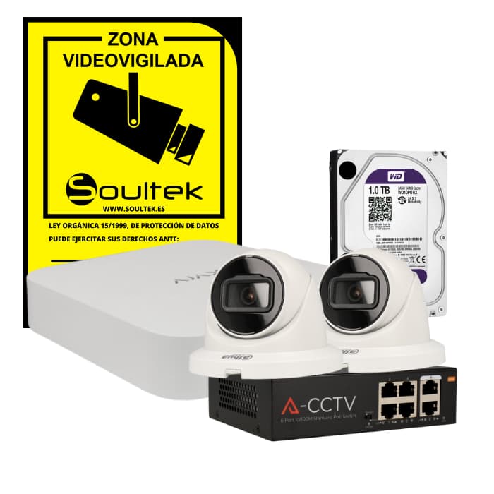 Kit cámara Dahua con integración para alarma Ajax - Imagen 2