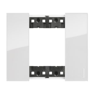 Marco de 1 elementos (2 módulos) ice Bticino Living NoW KA4802DW