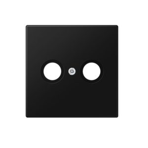 Placa TV en negro mate Jung LS 990. Ref: LS990TVSWM