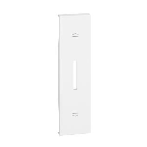 Tecla iluminable blanco para conmutador de persiana de 1 módulo Bticino Living Now KW06