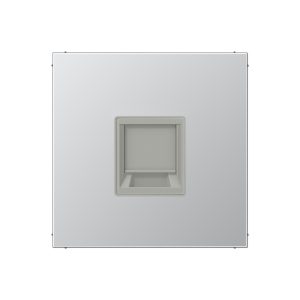 Toma telefónica  en aluminio Jung LS 990. Ref: AL1969-1WE