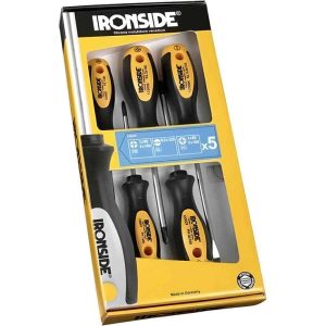 Destornillador juego 5 piezas bocas PL/PH/PZ Ironside